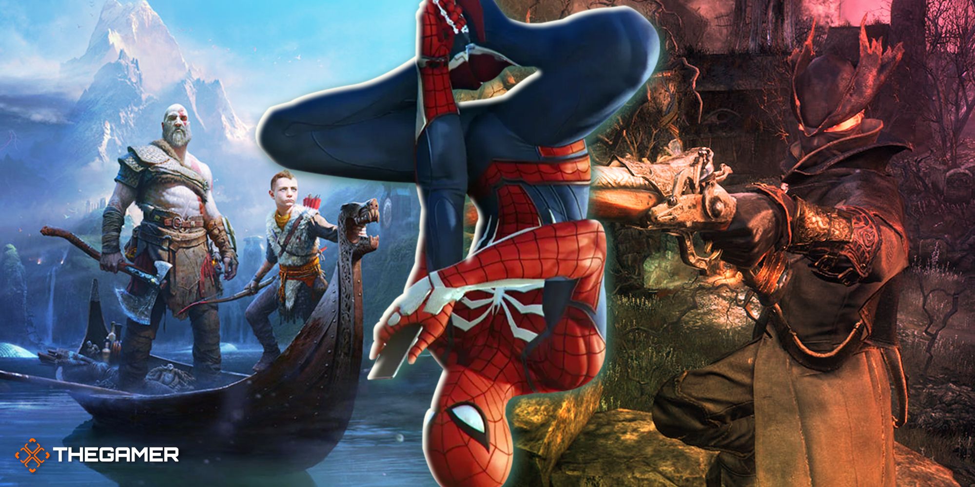 هنر بازی از Marvel's Spider-Man، God Of War (2018) و Bloodborne.