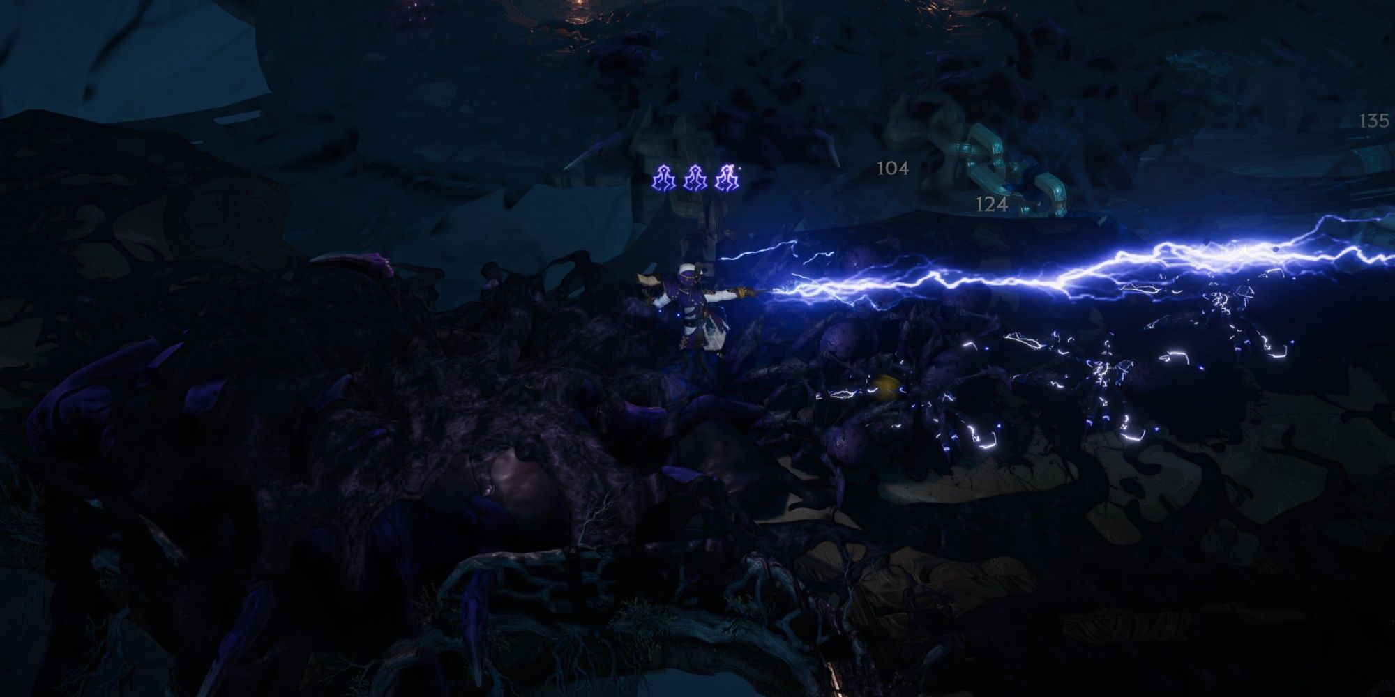 راهنمای ساخت Shatter Strike Spellblade Leveling 1 آخرین عصر Mage Casting Lightning Blast
