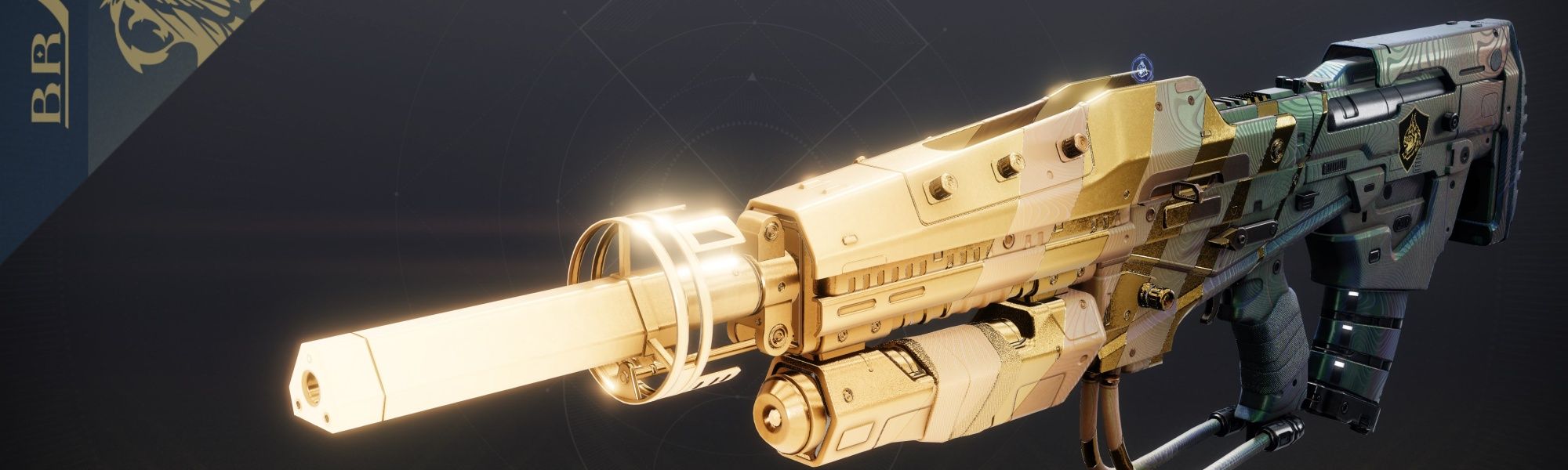 سربرگ سلاح های شجاع طلایی شده Destiny 2