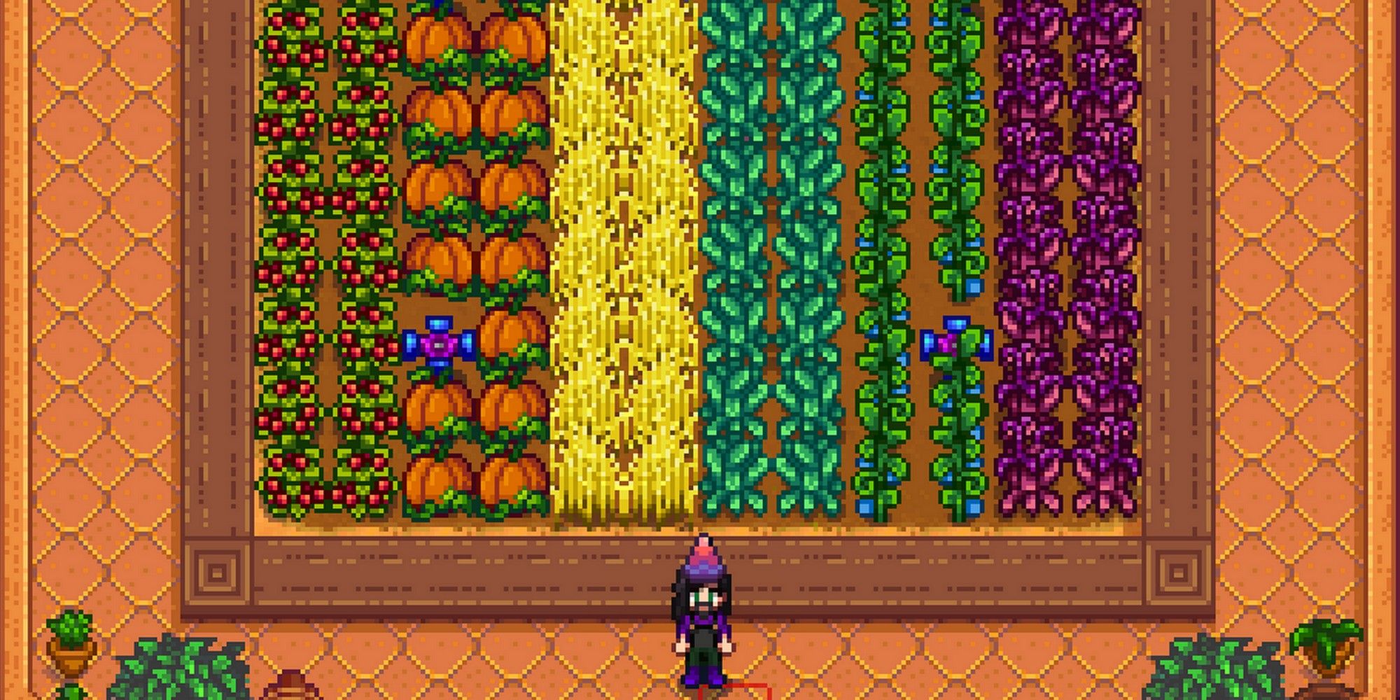 همه کاتالوگ های مبلمان در Stardew Valley، رتبه بندی شده اند 10 زغال اخته کدو تنبل گندم کلم باستانی میوه تاج خروس راهنمای محصول دره ستاره دار