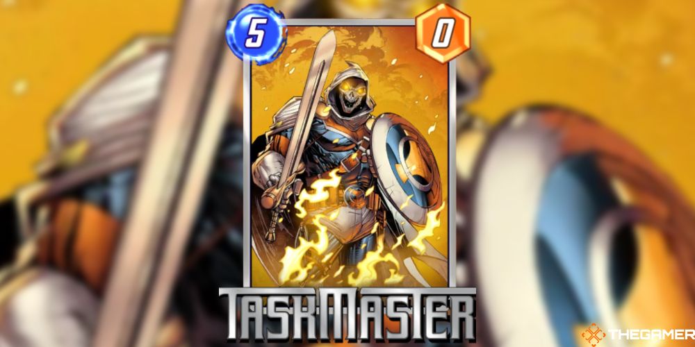 Marvel Snap Villain Cards Taskmaster نسخه استاندارد