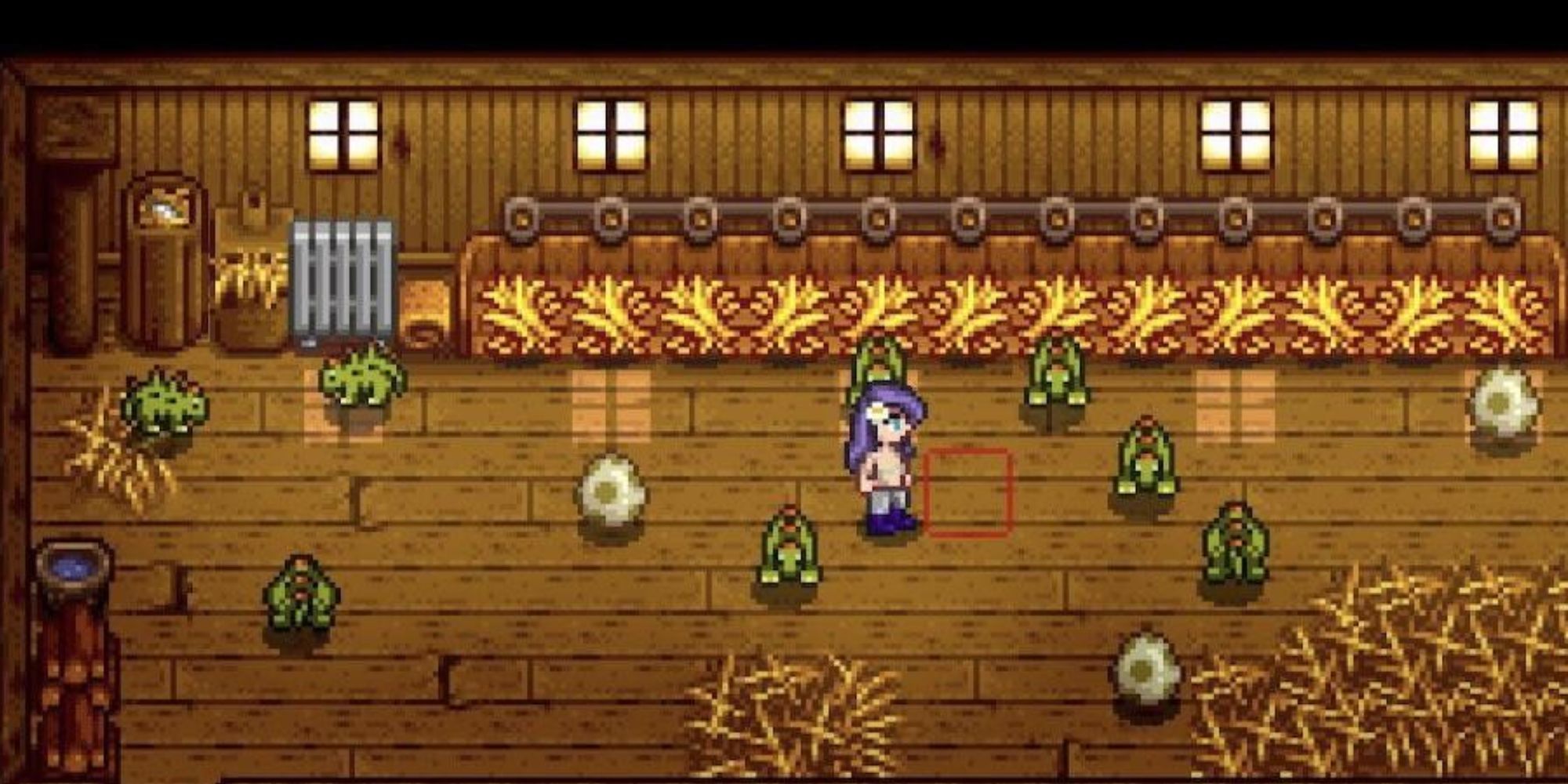 تخم دایناسورها و دایناسورها در دره Stardew در مرغداری