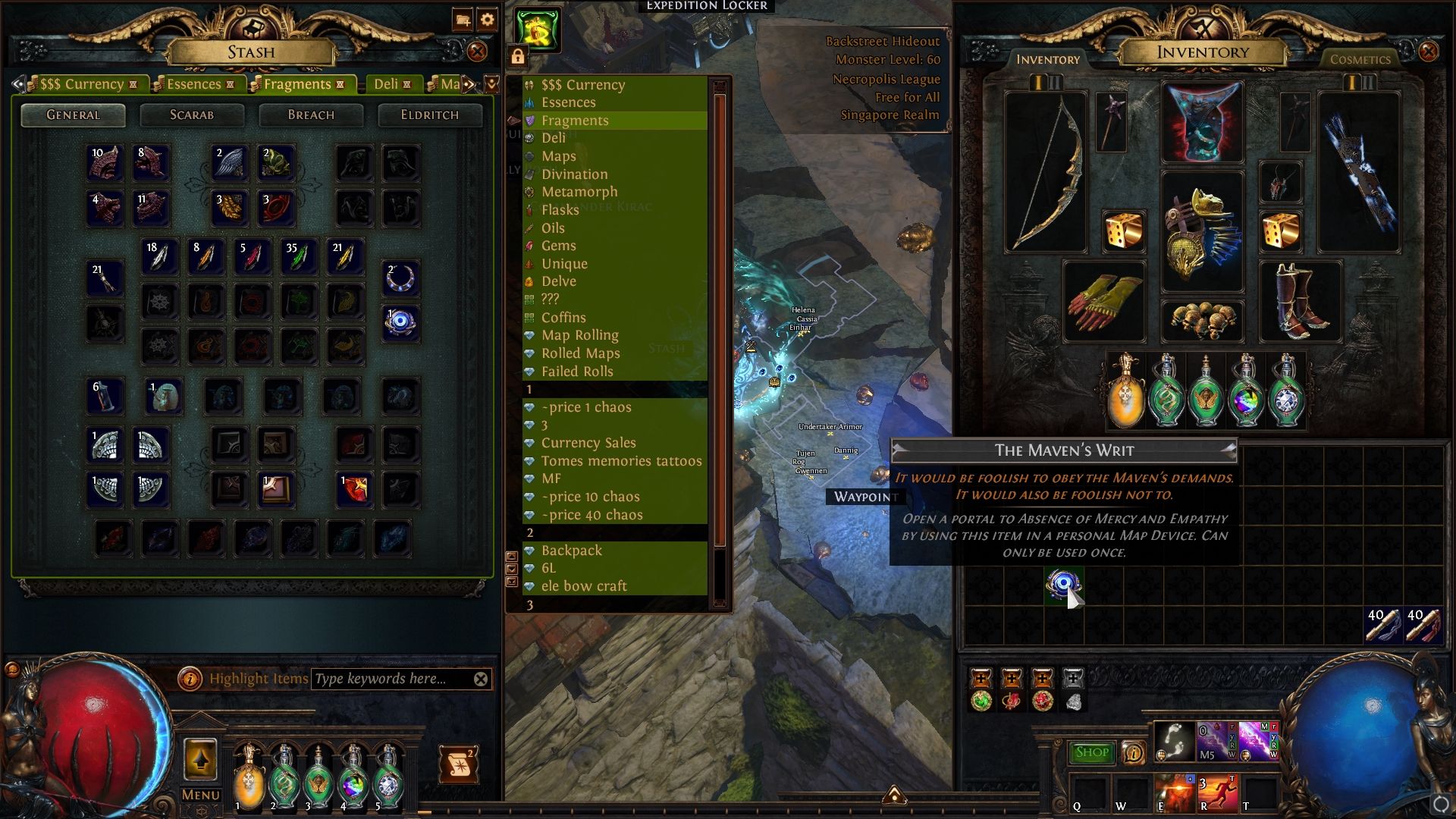 دعوت به مبارزه با Maven در Path of Exile