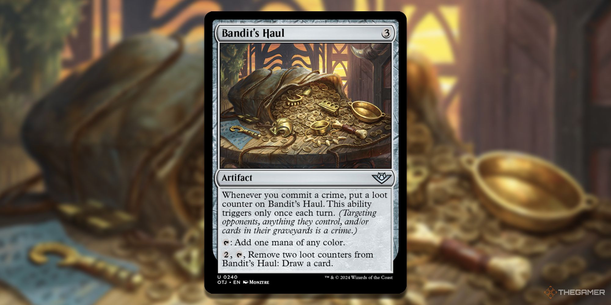 کارت MTG Bandit's Haul و پس زمینه هنری