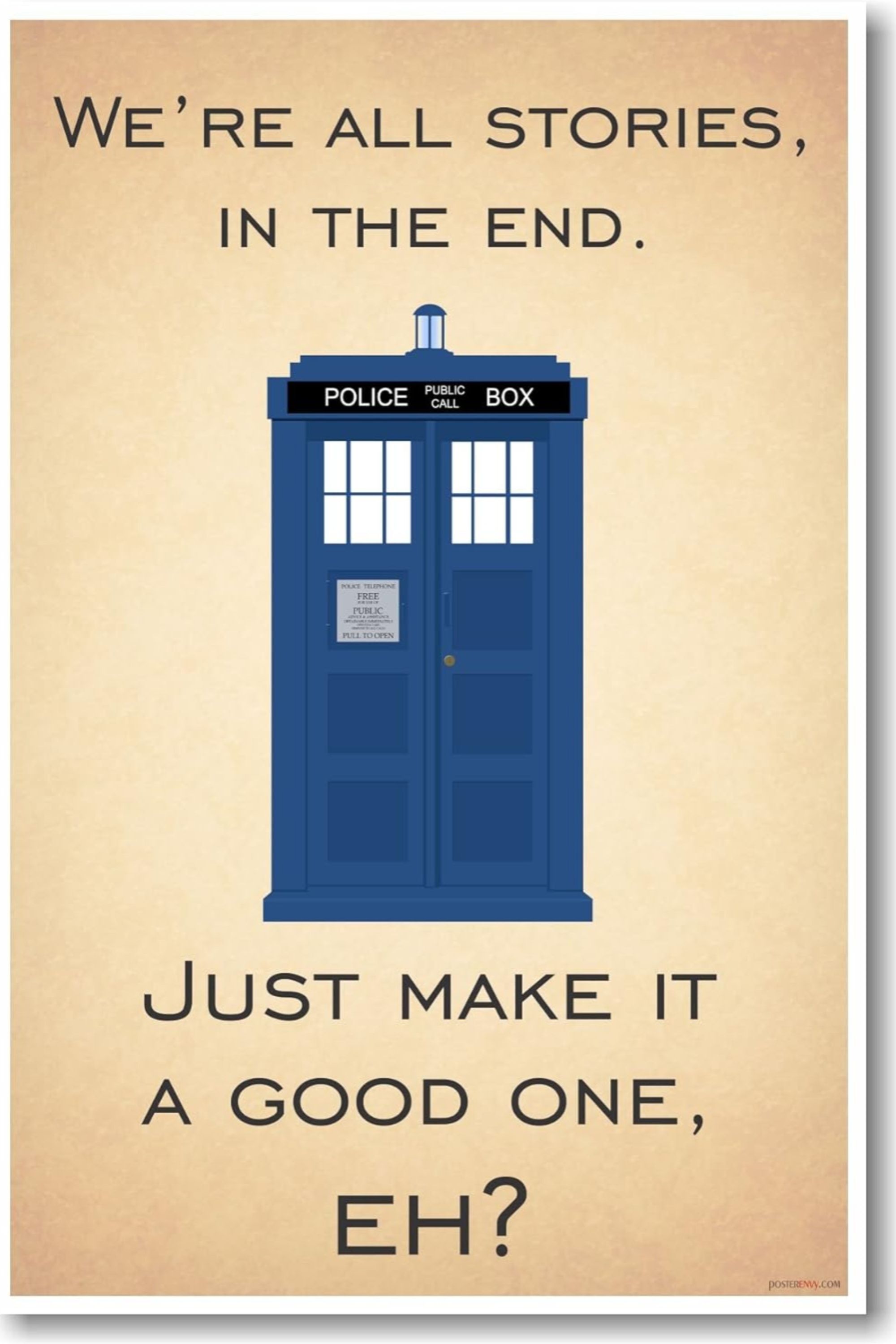 پوستر «دکتر که ما همه داستان هستیم در پایان»