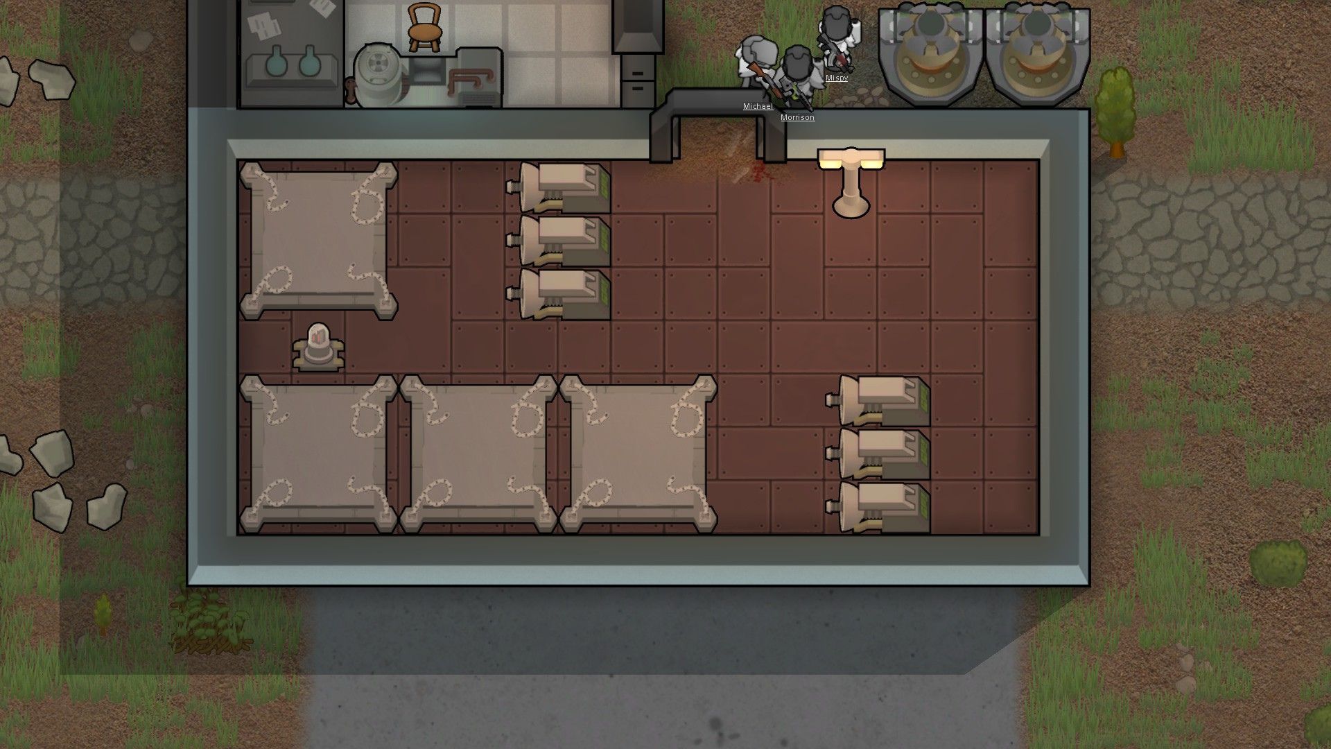 نحوه ساخت تسهیلات مهار در ناهنجاری Rimworld