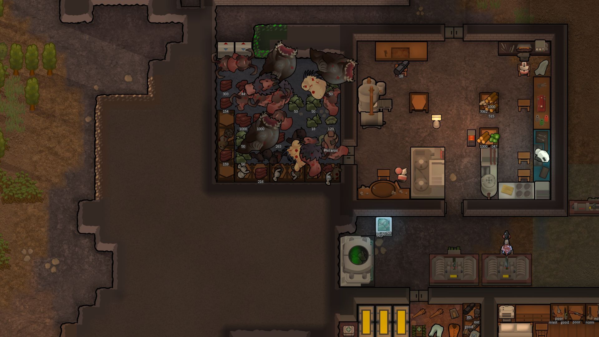 نحوه ساخت تسهیلات مهار در ناهنجاری Rimworld