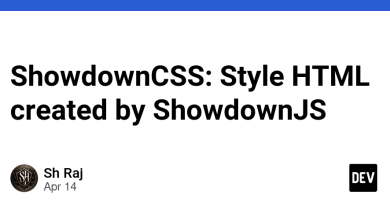ShowdownCSS: سبک HTML ایجاد شده توسط ShowdownJS