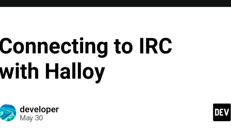 اتصال به IRC با Halloy اتصال به IRC با Halloy