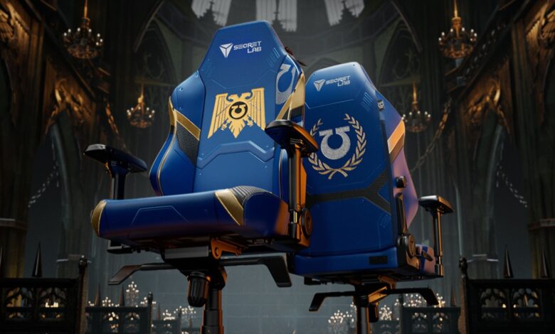 مجموعه Titan Evo Secretlab اکنون شامل طراحی Warhammer 40K است مجموعه Titan Evo Secretlab اکنون شامل طراحی Warhammer 40K است