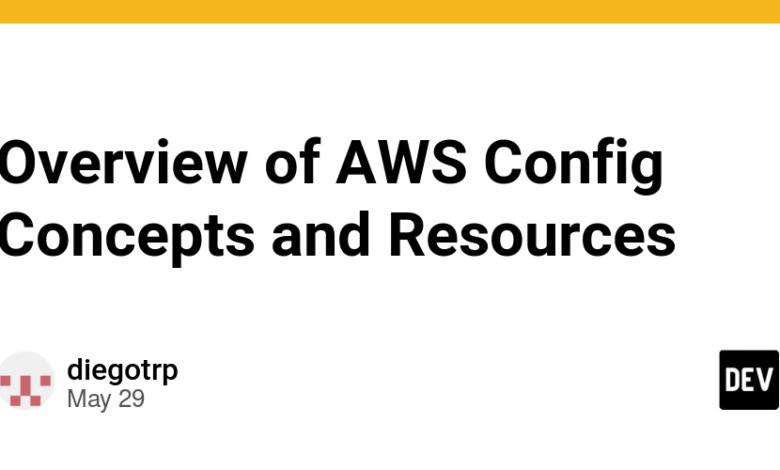 مروری بر مفاهیم و منابع پیکربندی AWS