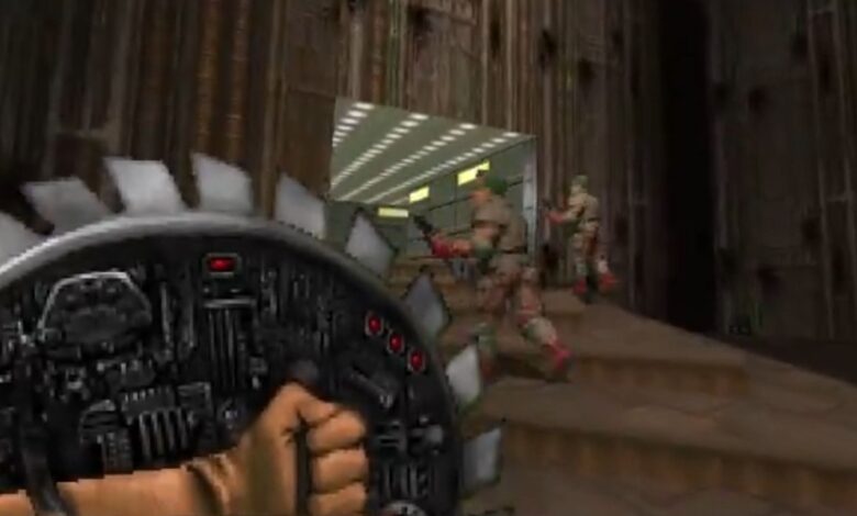 The Dark Ages Shield Saw به نسخه اصلی 1993 اضافه شد The Dark Ages Shield Saw به نسخه اصلی 1993 اضافه شد