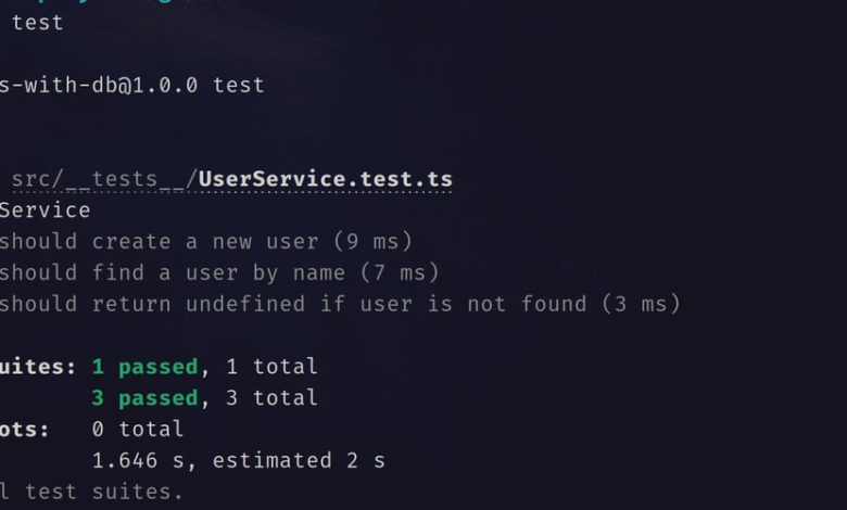 نحوه نوشتن تست های واحد برای سرویس های Backend با وابستگی های پایگاه داده با استفاده از SQLite In-Memory نحوه نوشتن تست های واحد برای سرویس های Backend با وابستگی های پایگاه داده با استفاده از SQLite In-Memory