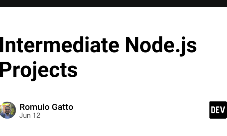 پروژه های متوسط ​​Node.js – انجمن DEV