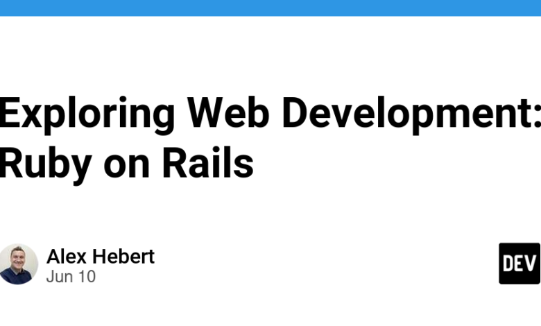 کاوش در توسعه وب: Ruby on Rails کاوش در توسعه وب: Ruby on Rails