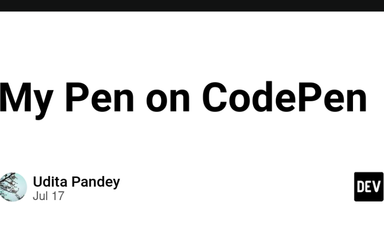 قلم من در CodePen قلم من در CodePen