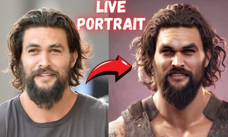 LivePortrait AI: تبدیل عکس های ایستا به ویدیوهای سخنگو. اکنون از تبدیل ویدیو به ویدیو و عبارات برتر پشتیبانی می کند LivePortrait AI: تبدیل عکس های ایستا به ویدیوهای سخنگو. اکنون از تبدیل ویدیو به ویدیو و عبارات برتر پشتیبانی می کند
