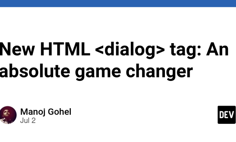 تگ جدید HTML: یک تغییر مطلق بازی تگ جدید HTML: یک تغییر مطلق بازی