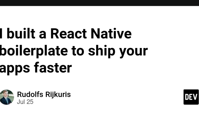 من یک دیگ بخار React Native ساختم تا برنامه های شما را سریعتر ارسال کنم