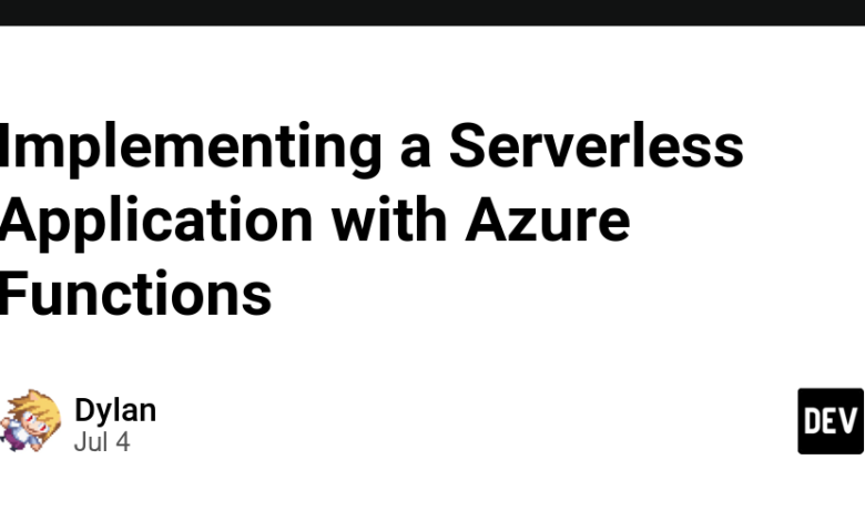 پیاده سازی یک برنامه بدون سرور با توابع Azure پیاده سازی یک برنامه بدون سرور با توابع Azure