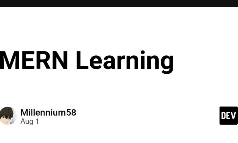 MERN Learning – انجمن DEV MERN Learning – انجمن DEV