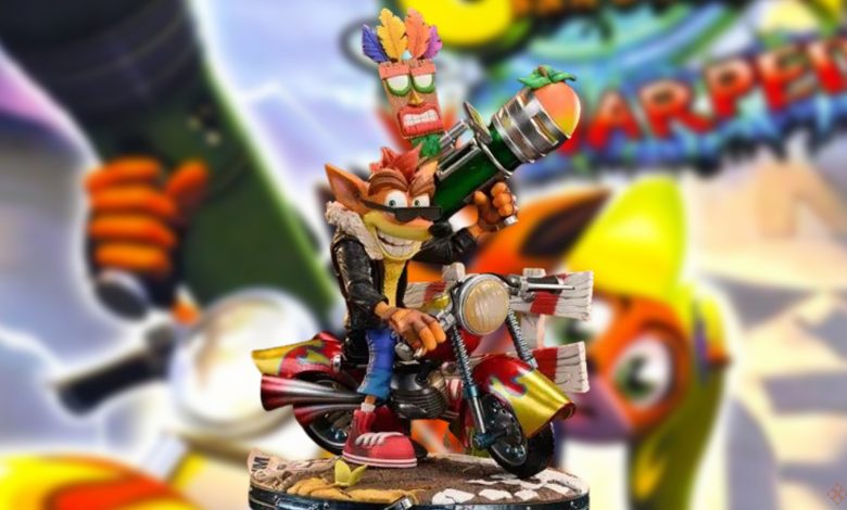 جلد آرت Crash Bandicoot Warped به مجسمه تبدیل شده است