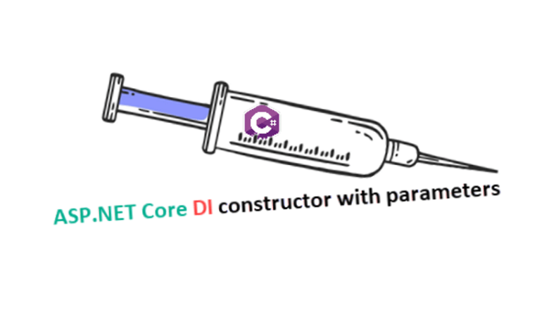 سازنده ASP.NET Core DI با پارامترها