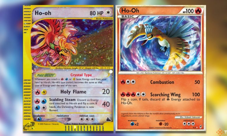گران ترین کارت های Ho-Oh Pokemon TCG