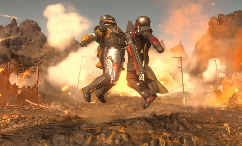 Helldivers 2 Jump Pack بعداً به باد می رود Helldivers 2 Jump Pack بعداً به باد می رود