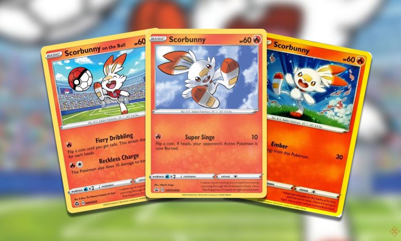 با ارزش ترین کارت های Scorbunny در Pokemon TCG