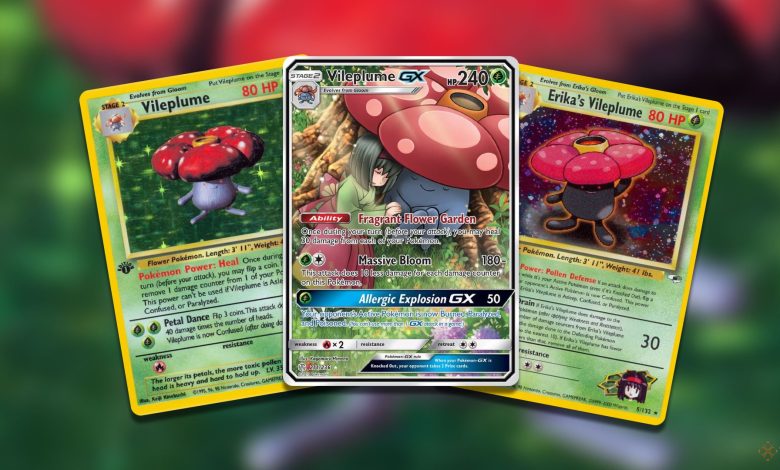 با ارزش ترین کارت های Vileplume در Pokemon TCG با ارزش ترین کارت های Vileplume در Pokemon TCG