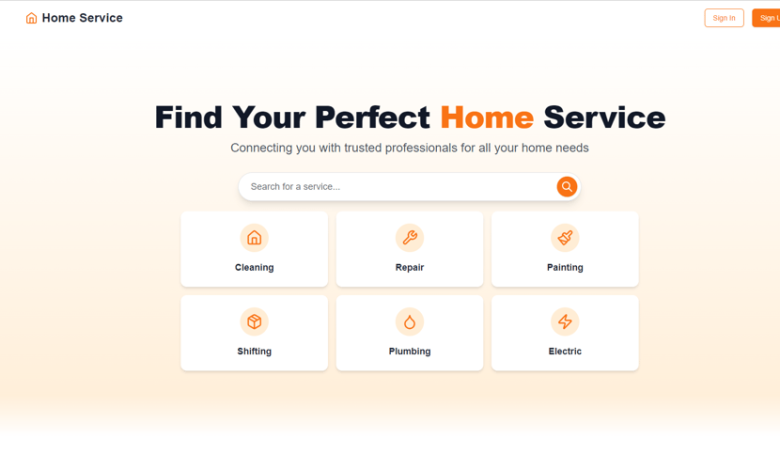 برنامه Home Service Full-stack با استفاده از NestJs، Next.js، React Query TailwindCSS و Prisma برنامه Home Service Full-stack با استفاده از NestJs، Next.js، React Query TailwindCSS و Prisma