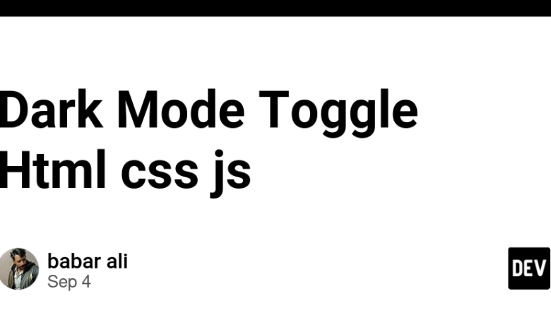 حالت تاریک Html css js را تغییر دهید حالت تاریک Html css js را تغییر دهید