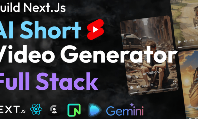 ساخت AI Short Video Builder با استفاده از Next.Js، React