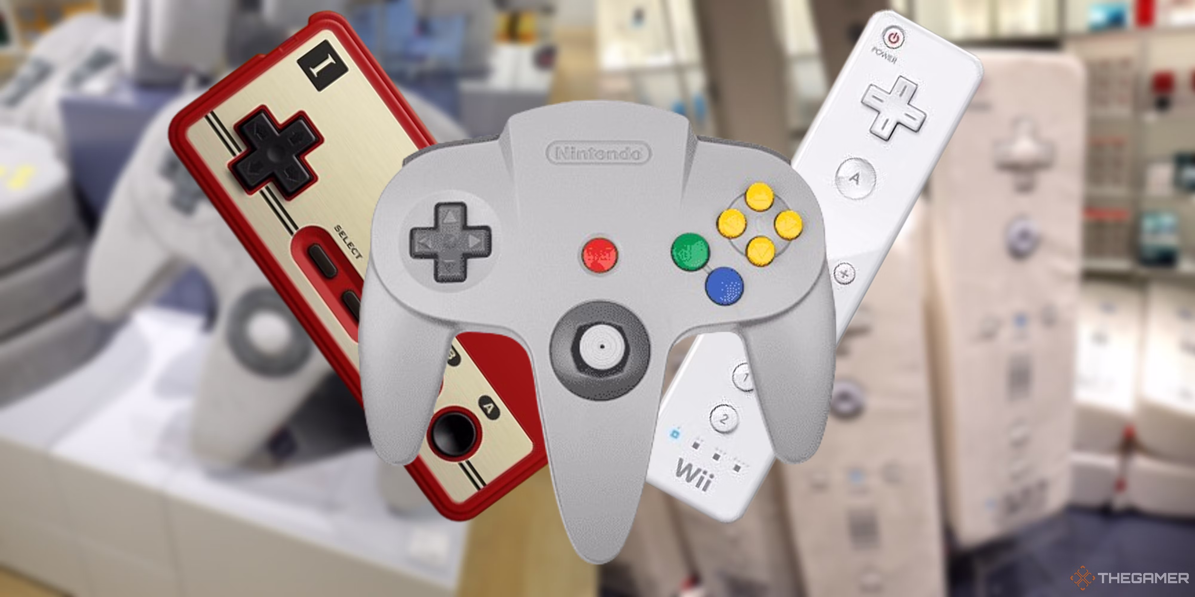 فروشگاه هدایای موزه نینتندو دارای Wiimote غول پیکر و کوسن N64 است فروشگاه هدایای موزه نینتندو دارای Wiimote غول پیکر و کوسن N64 است