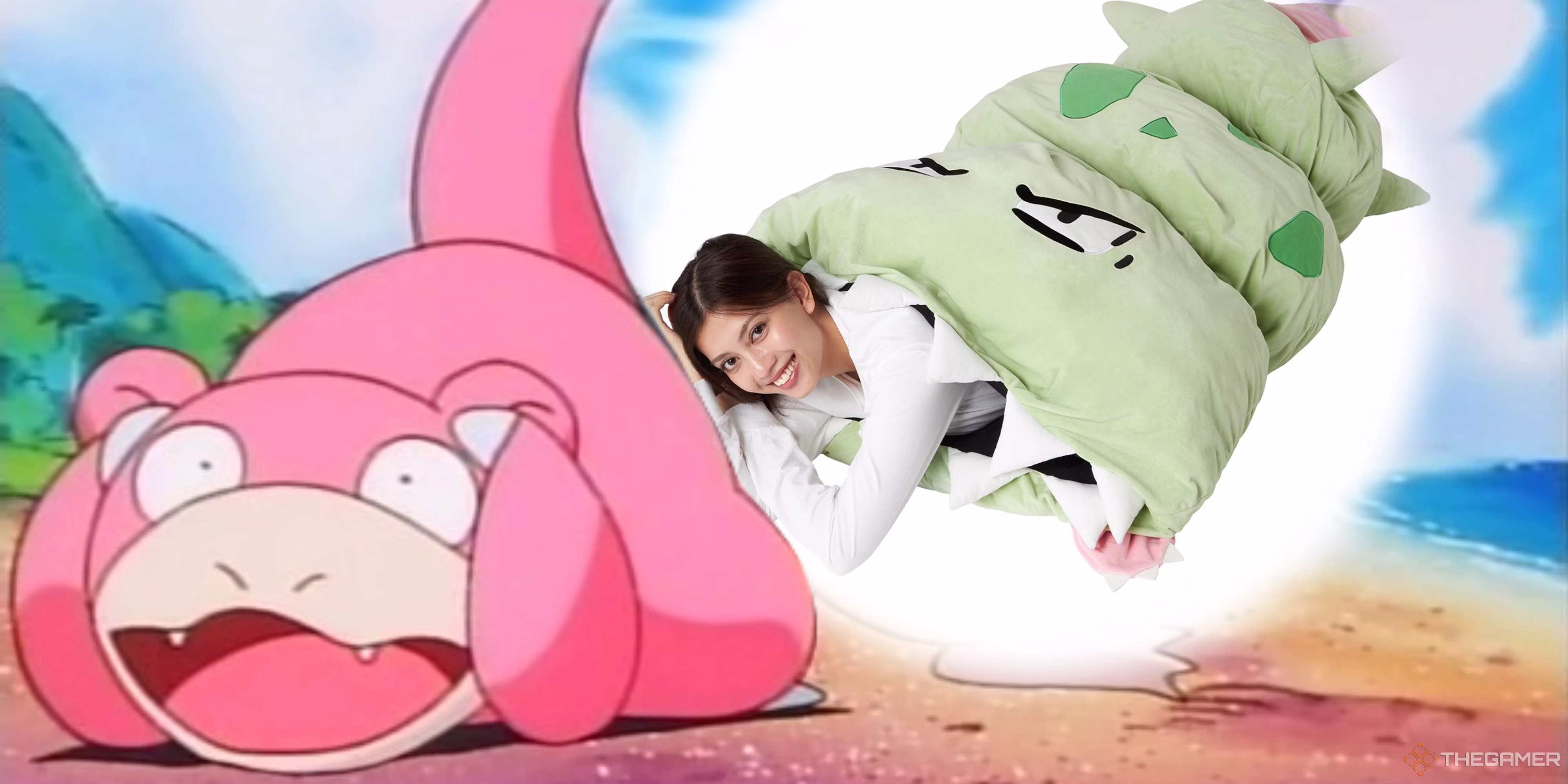 مجموعه Slowpoke Pokemon شامل کیسه خواب Slowbro Shell است مجموعه Slowpoke Pokemon شامل کیسه خواب Slowbro Shell است