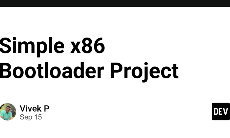 پروژه بوت لودر x86 ساده – انجمن DEV پروژه بوت لودر x86 ساده – انجمن DEV