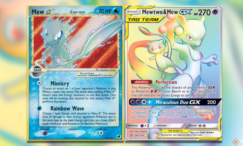 گران ترین کارت های Mew Pokemon TCG گران ترین کارت های Mew Pokemon TCG