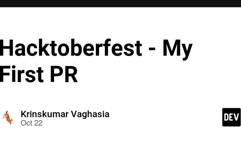 Hacktoberfest – اولین روابط عمومی من Hacktoberfest – اولین روابط عمومی من