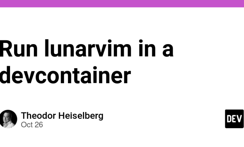 lunarvim را در یک devcontainer اجرا کنید lunarvim را در یک devcontainer اجرا کنید