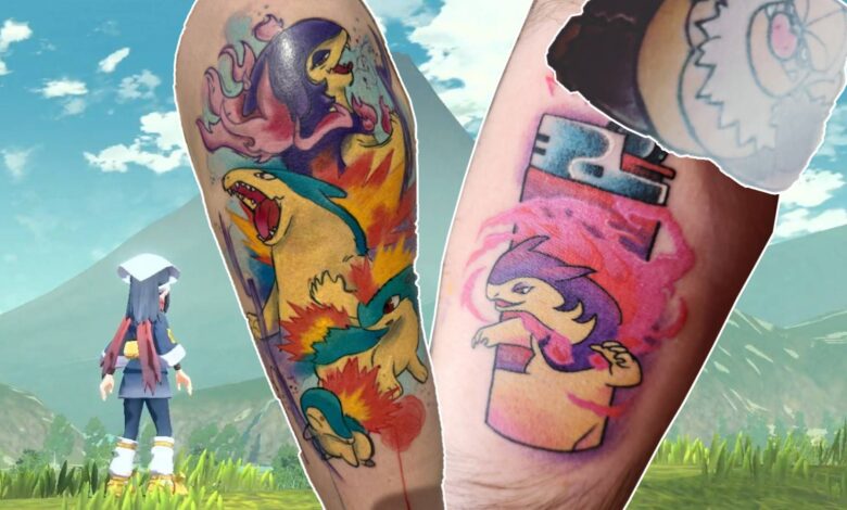 افراد مبتلا به خالکوبی Typhlosion به اطلاعات لو رفته Pokemon واکنش نشان می دهند افراد مبتلا به خالکوبی Typhlosion به اطلاعات لو رفته Pokemon واکنش نشان می دهند
