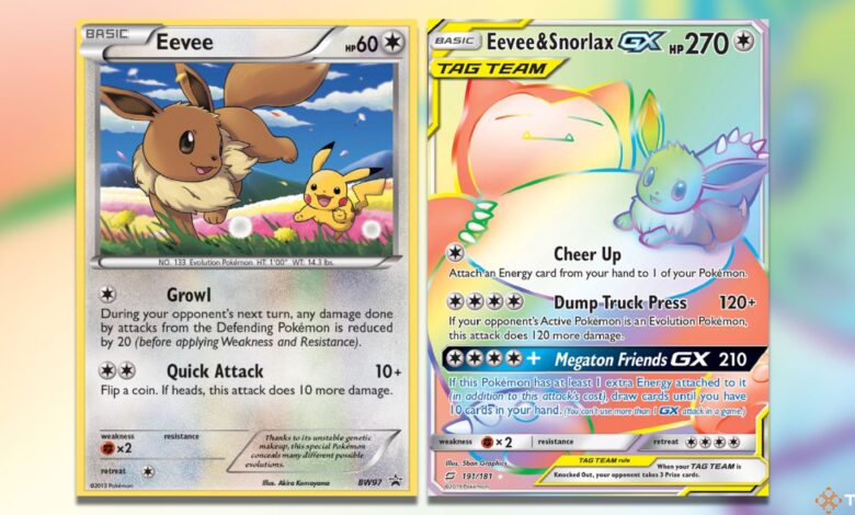 با ارزش ترین کارت های Eevee Pokemon TCG با ارزش ترین کارت های Eevee Pokemon TCG