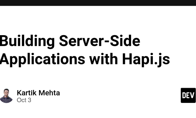 ساخت برنامه های سمت سرور با Hapi.js ساخت برنامه های سمت سرور با Hapi.js