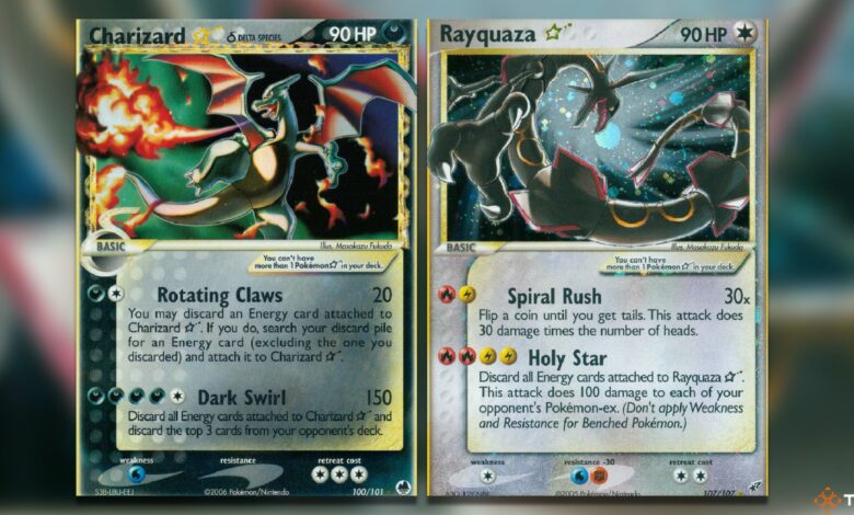 گران‌ترین کارت‌های Gold Star Pokemon TCG