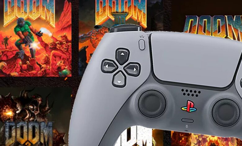 DualSense سالگرد پلی استیشن همراه با مجموعه The Doom Anthology قرار گرفت
