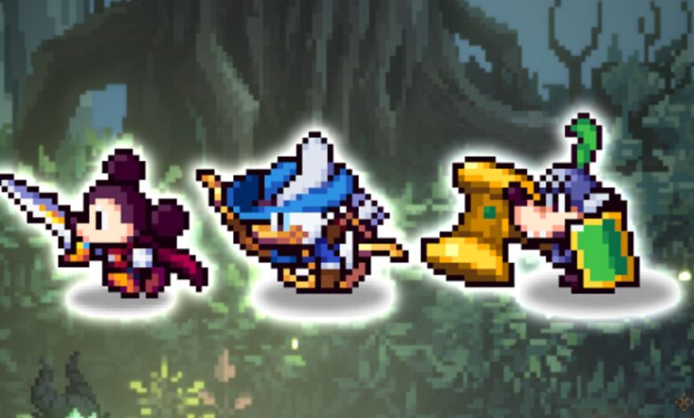 بهترین لیست ردیف کاراکترها در دیزنی پیکسل RPG