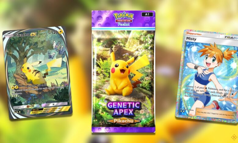بهترین کارت‌های Genetic Apex Pikachu در Pokemon TCG Pocket
