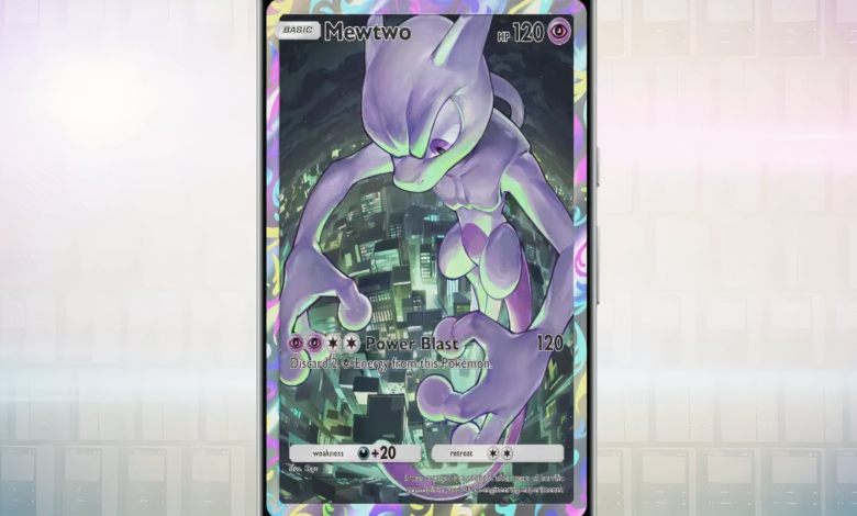 تبلیغ ماه دسامبر Pokemon TCG Pocket Premium Pass Mewtwo است تبلیغ ماه دسامبر Pokemon TCG Pocket Premium Pass Mewtwo است