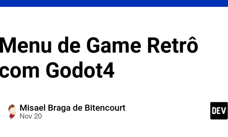 منوی بازی Retro با Godot4 منوی بازی Retro با Godot4
