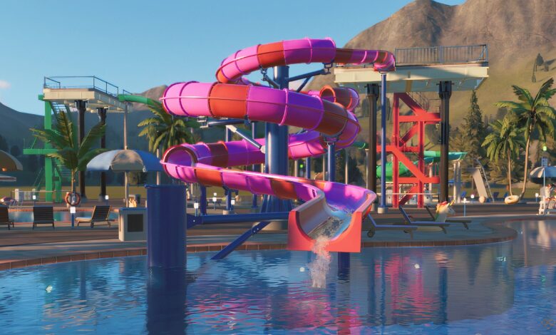 نحوه اتصال پمپ آب و فیلتر آب در Planet Coaster 2 نحوه اتصال پمپ آب و فیلتر آب در Planet Coaster 2
